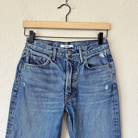 GRLFRND The Helena Straight Leg Jean in Close To You Raw Hem - Picture 3 of 14